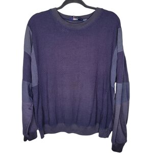 Vintage 80s 90s Knightsbridge Crewneck Sweater in Blue Size XL
